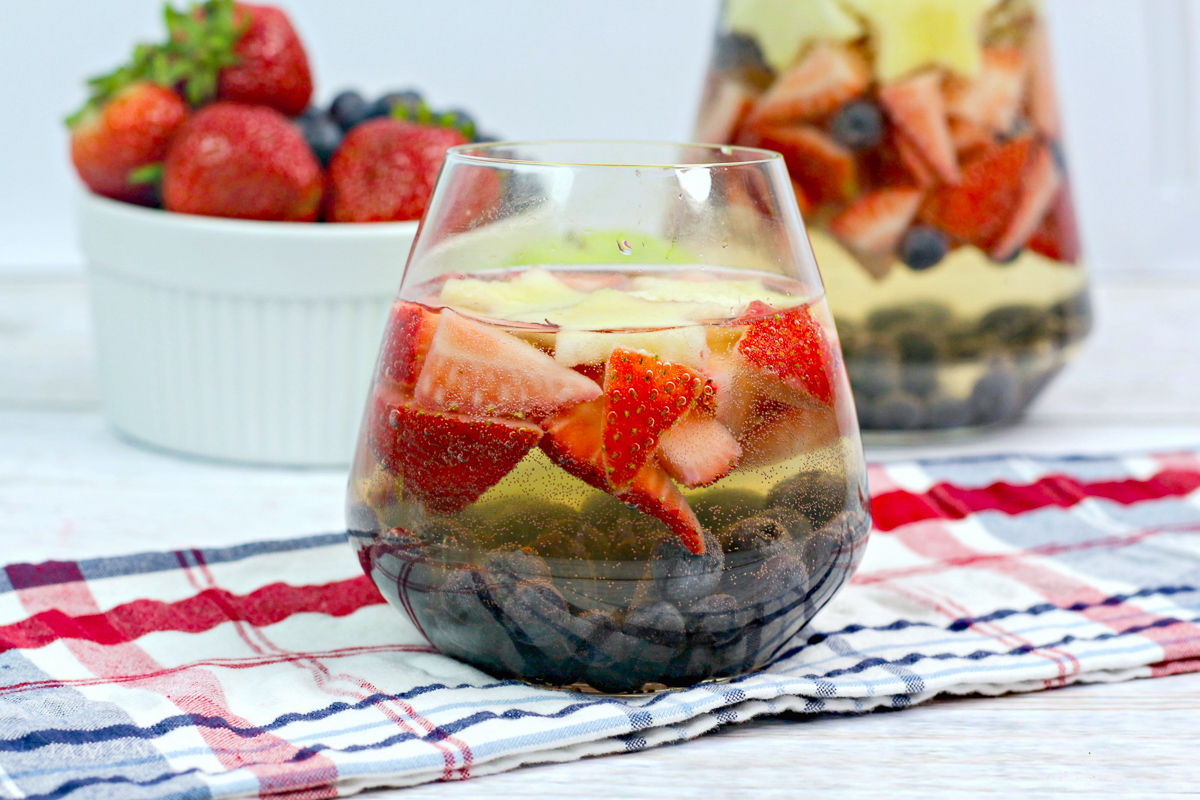Patriotic Sangria Myersville Farmers Market